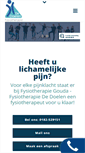 Mobile Screenshot of fysiotherapiededoelen.nl